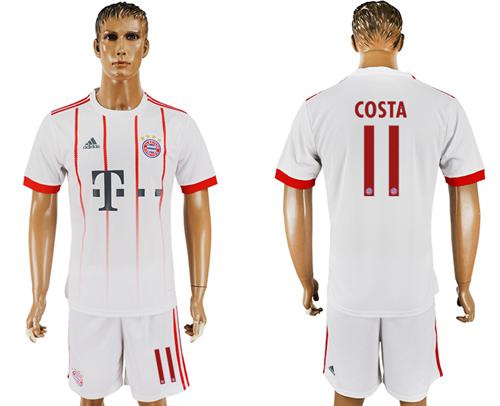 Bayern Munchen #11 Costa Sec Away Soccer Club Jersey - Click Image to Close